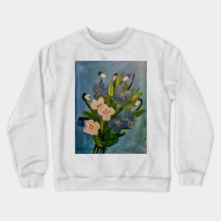 abstract flowers and plants Crewneck Sweatshirt